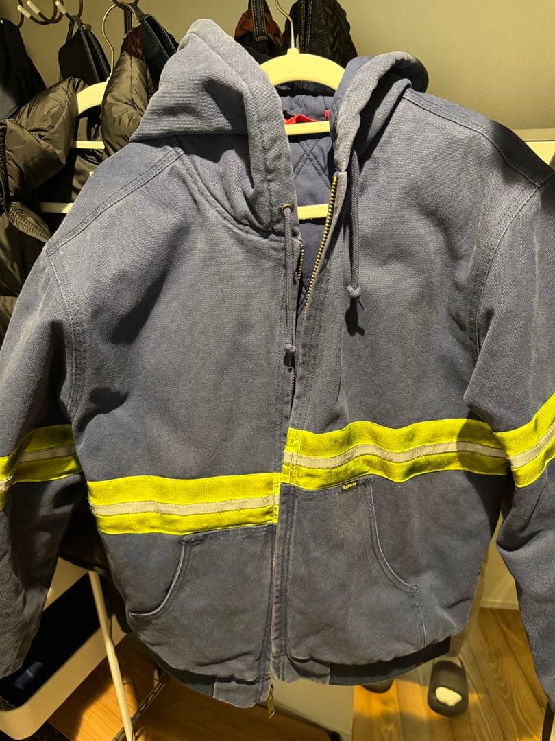 ジャケット・アウター Reflective Stripe Hooded Work Jacket