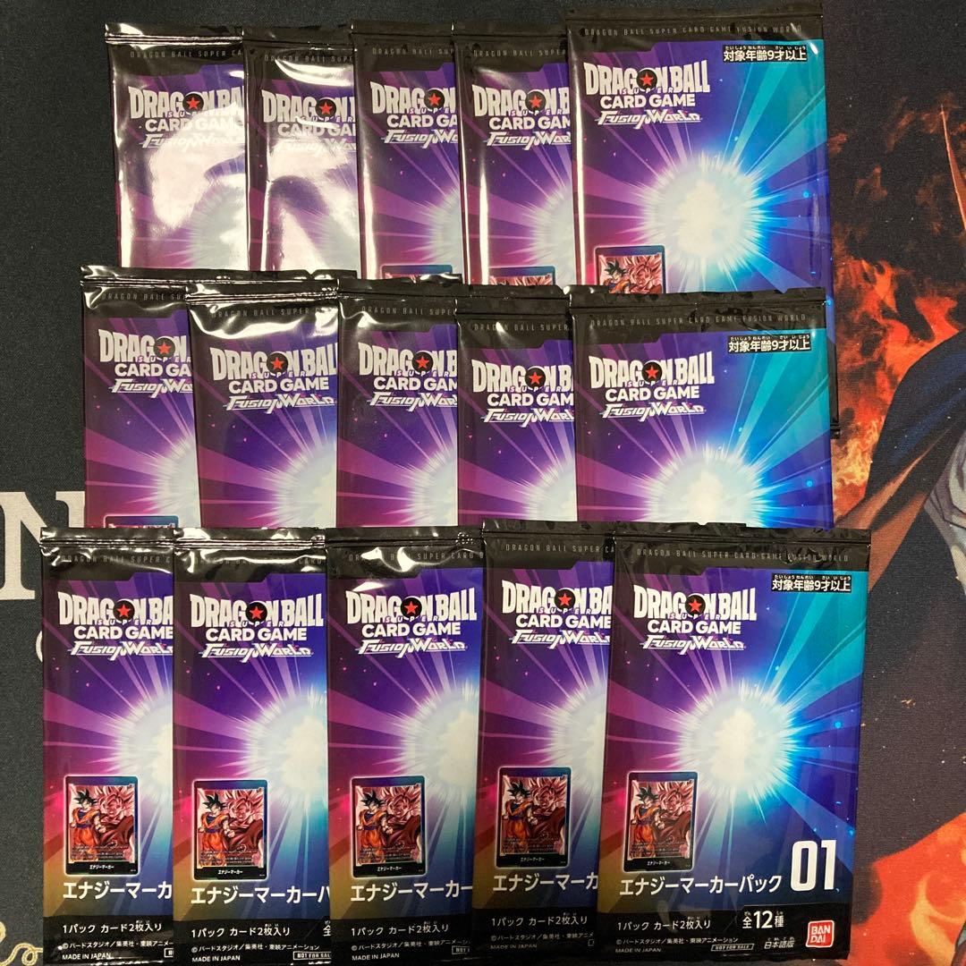 ドラゴンボールフュージョンワールド エナジーマーカー 01 未開封 15パック