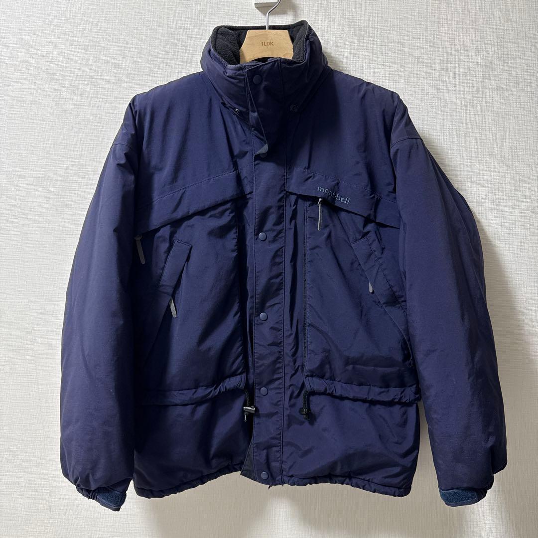 90s old mont-bell エクセロフトski jkt navy M