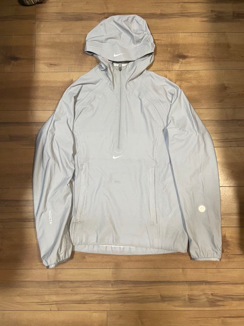 NIKE NOCTA golf ハーフジップ ナイロンジャケット M NIKE X DRAKE NRG NOCTA BK JACKET - WOLFGREY – Undefeated