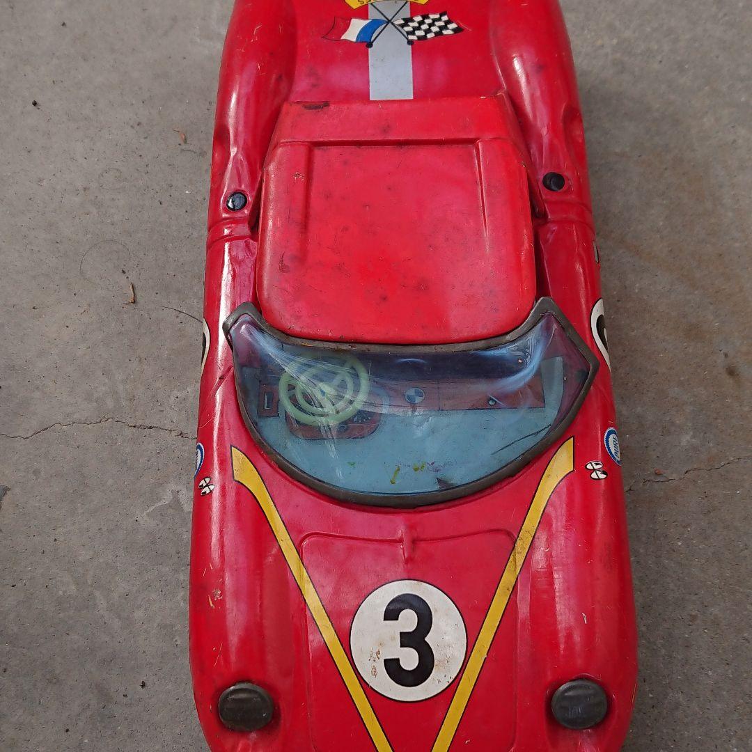 昭和40年代レッド ブリキ自動車 24 Heures Le Mans #3 昭和
