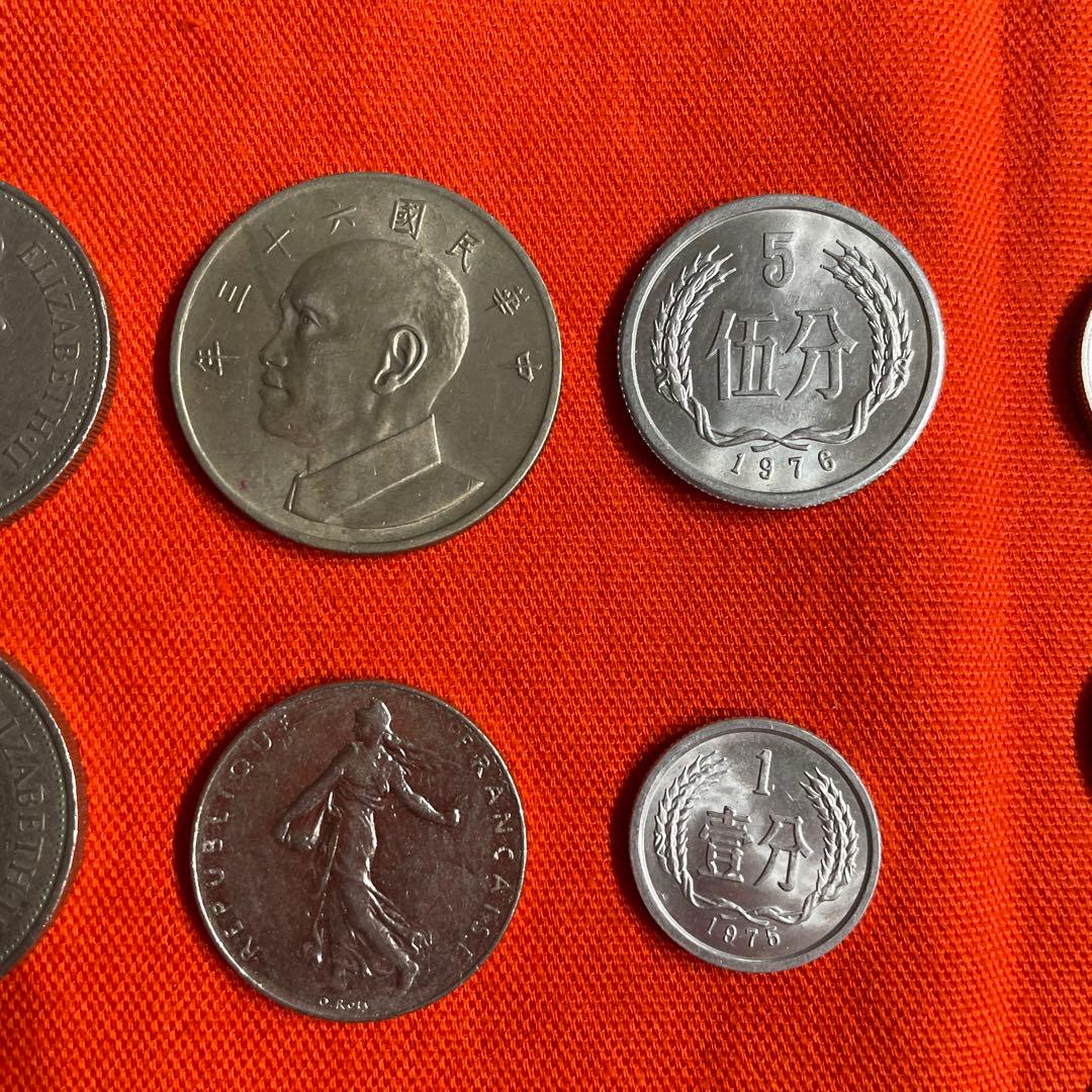 外貨まとめ売り 色々 イギリス、イタリア、フランス、スイス、中国