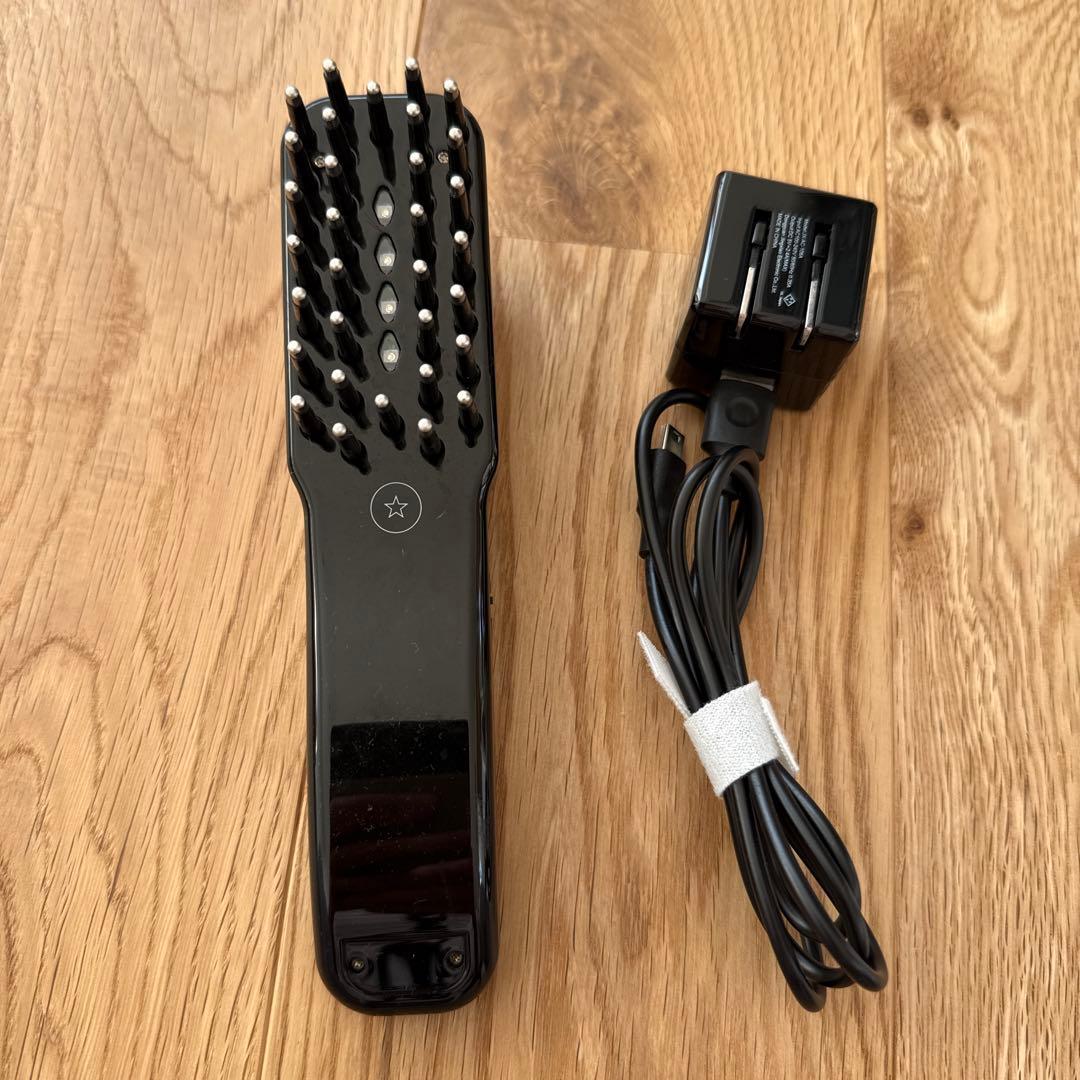 【ang】 電気バリブラシ 旧シリーズ C919ブラック 充電器付き