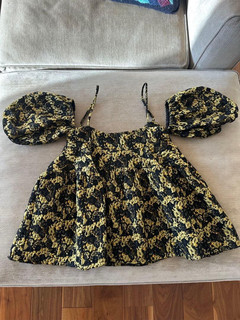 MAISON SPECIAL ジャカード2wayパフスリーブチュニック