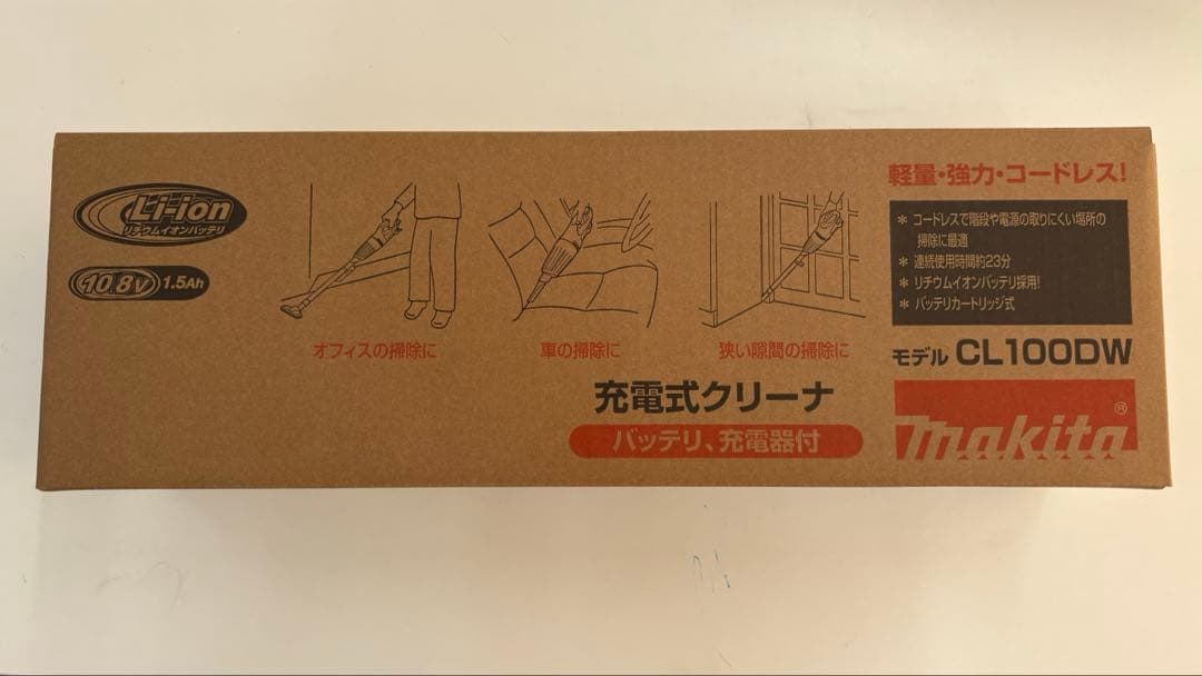 新品★マキタ コードレス掃除機(充電式クリーナー) CL100DW