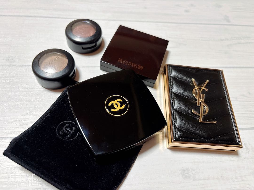 アイシャドウセット（Chanel, YSL, MACなど）　美品