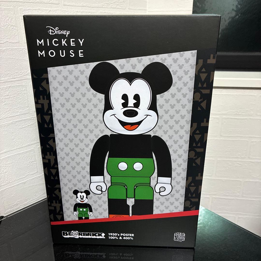 1930年BE@RBRICK ミッキーマウス 100% & 400%