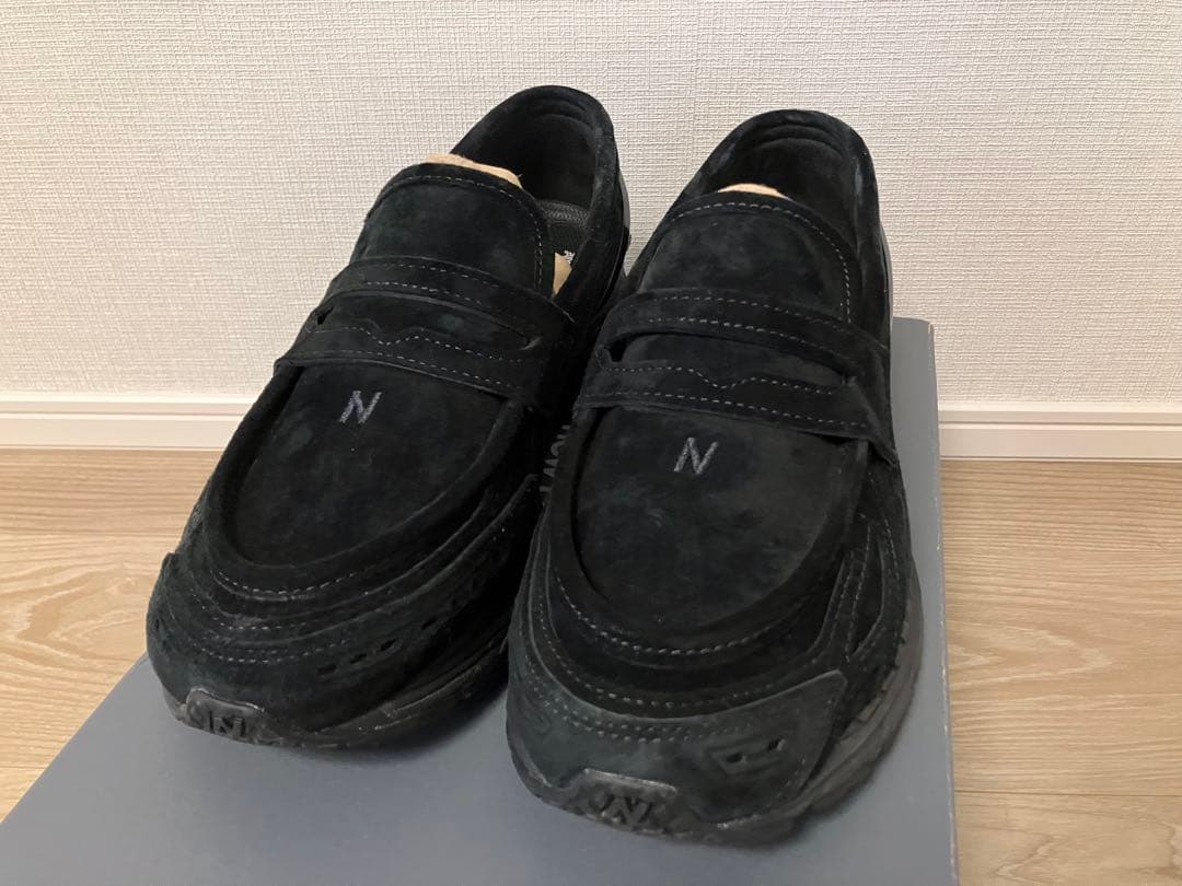 【極美品】ニューバランス ローファー 1906L 黒 スエード 27.5cm