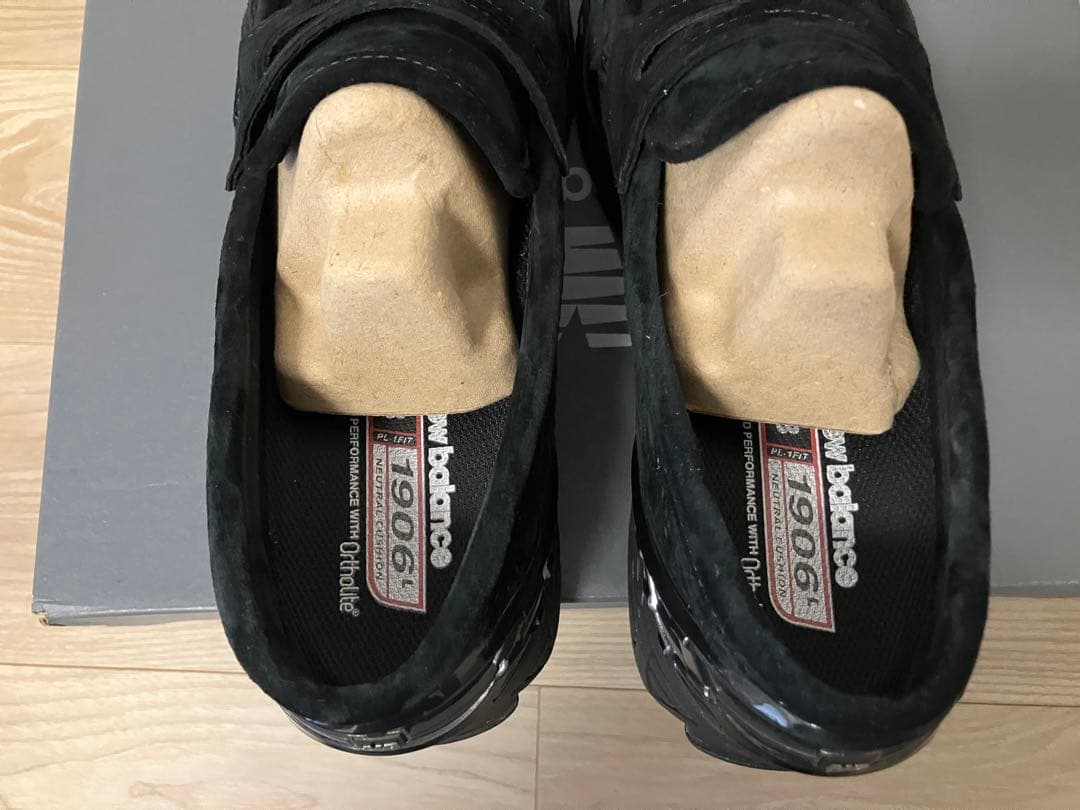 【極美品】ニューバランス ローファー 1906L 黒 スエード 27.5cm