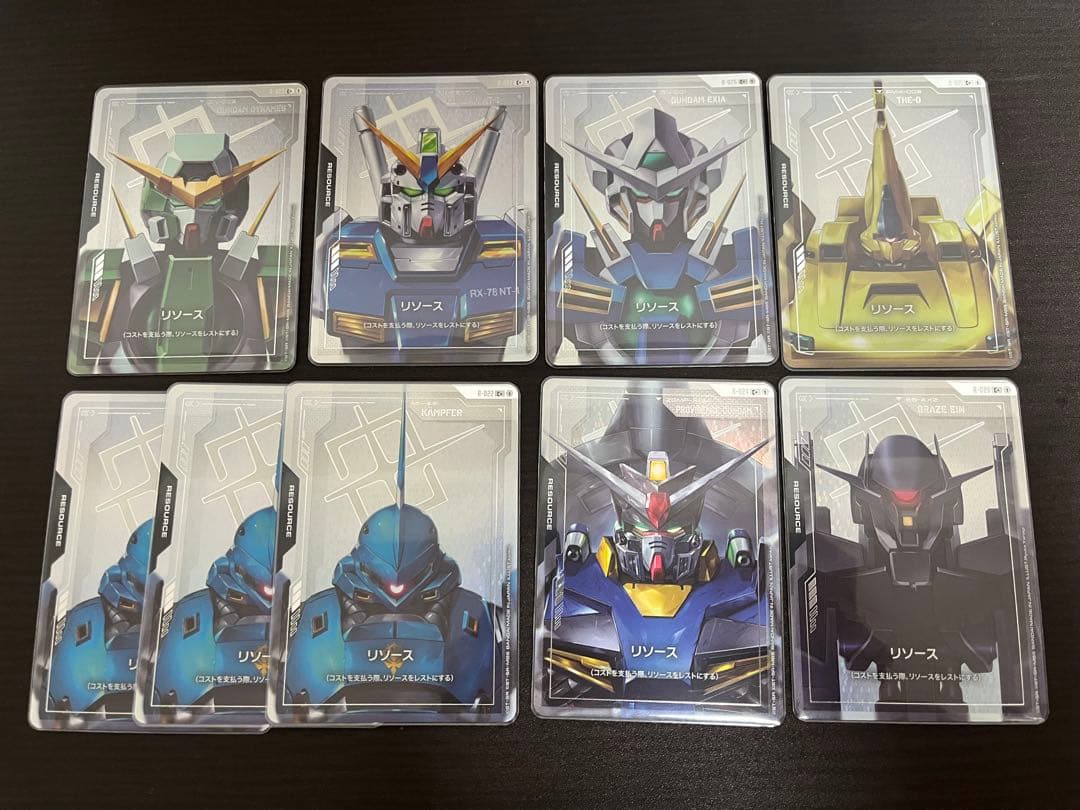 ガンダムカードゲーム リソース パラレル エクシア ジ・O デュナメス