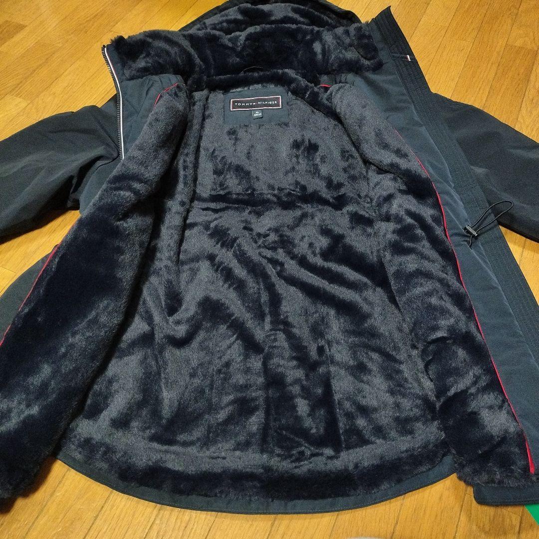 トミーヒルフィガー 裏ボア ジャケット コート ネイビー