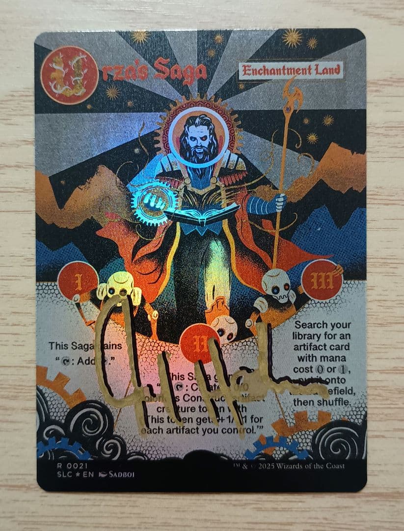 ウルザの物語　アーティストプルーフ　foil Foil】(021)□ボーダーレス□《ウルザの物語/Urza's Saga》[SLC] 土地