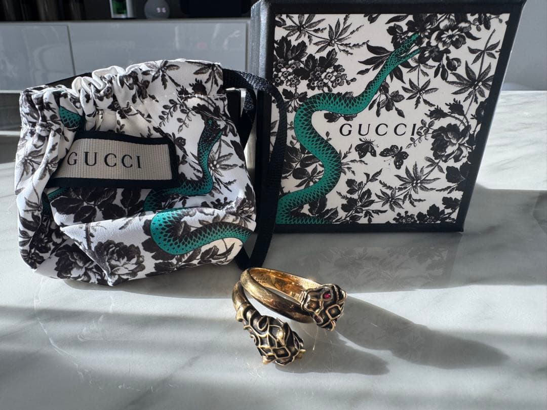 GUCCI モチーフ　リング　タイガー　グッチ　23号