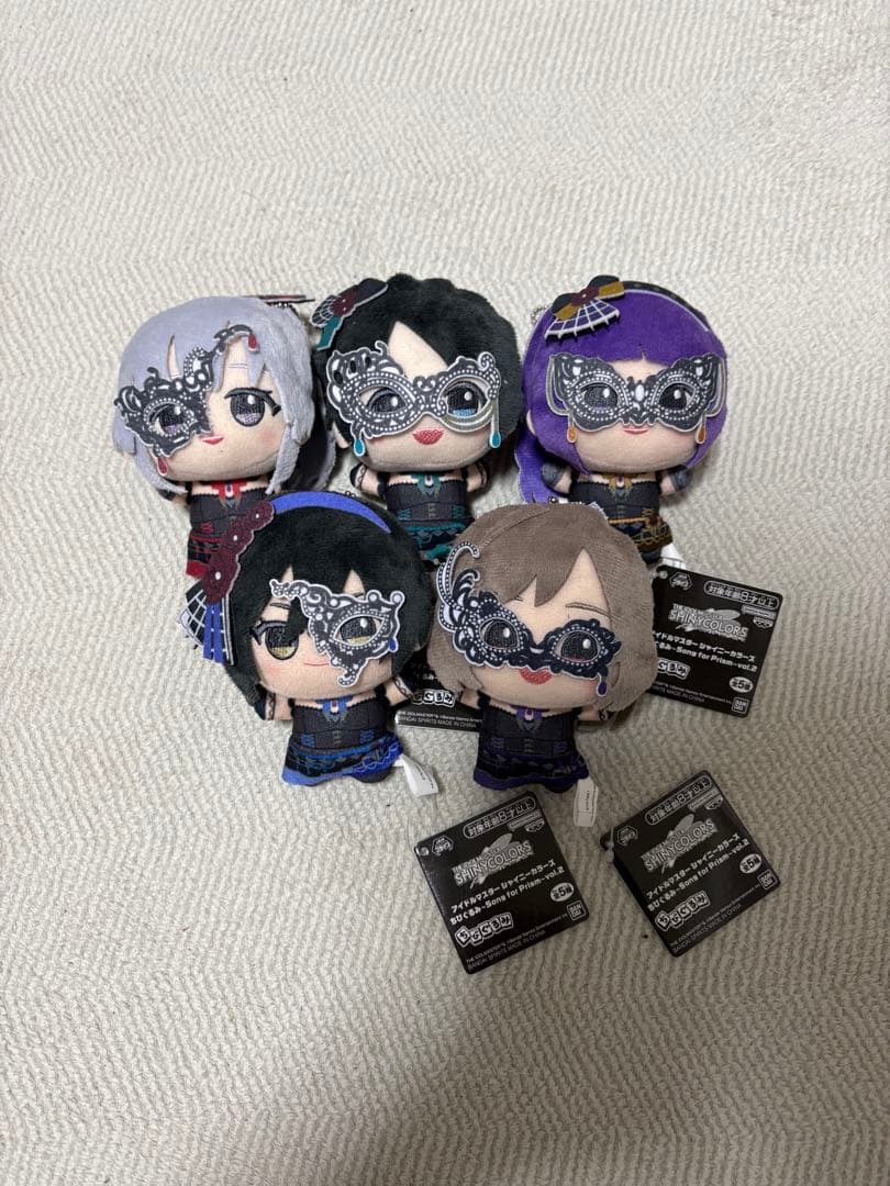 シャニマス ちびぐるみ Song for Prism アンティーカ シャニソン」のユニット楽曲衣装を着たナムコ限定「ちびぐるみ」が登場