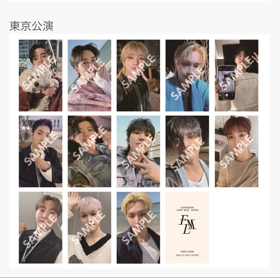 SEVENTEEN セブチ LOVE 東京 来場者限定 トレカ - メルカリ