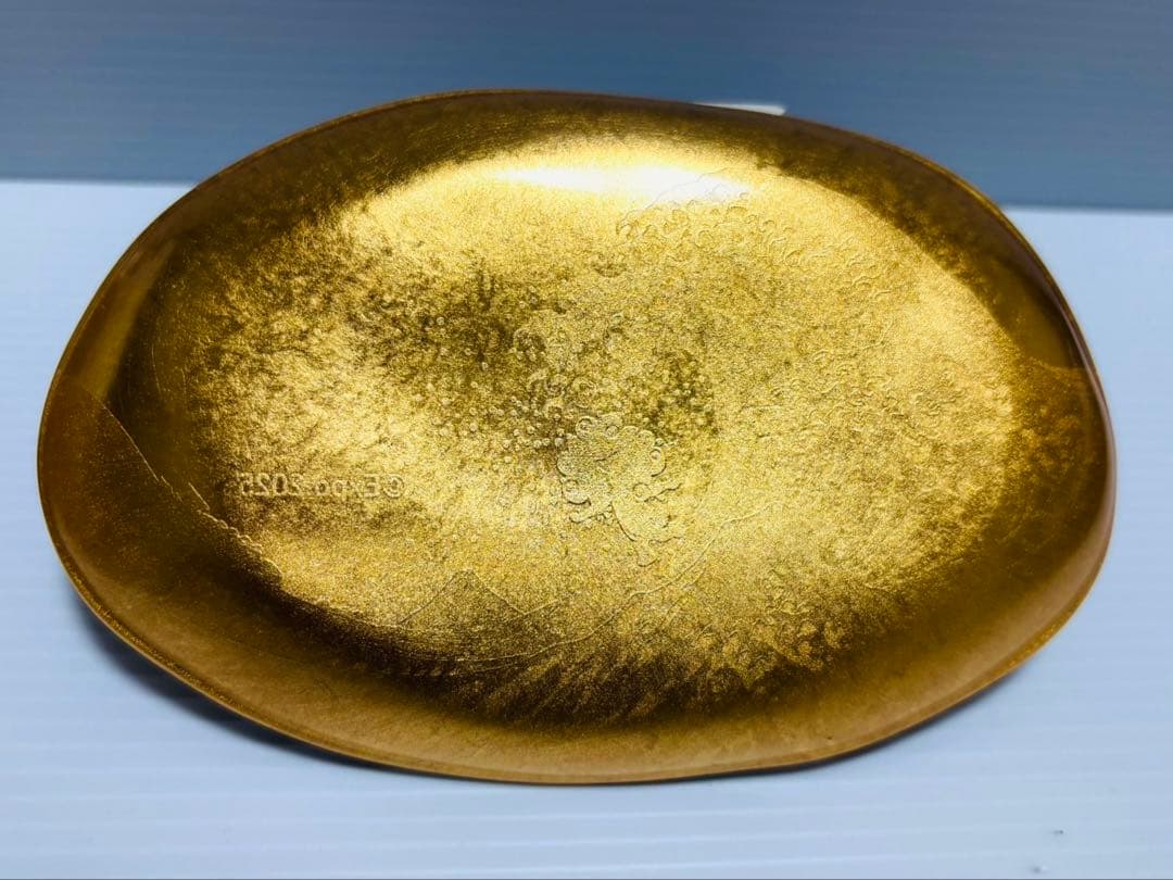 完売品・新品】大阪万博 ミャクミャク 箔名画 北斎 ガラストレー