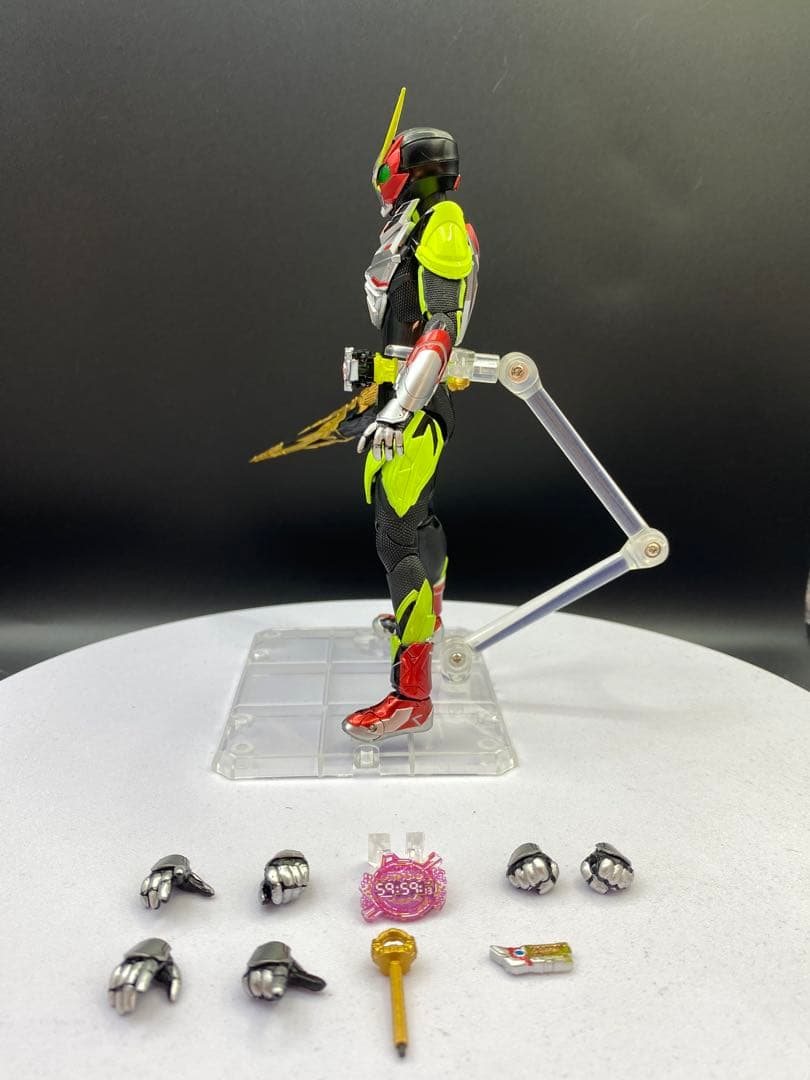 改造品 S.H.Figuarts 仮面ライダーゼロスリー 発光.ver - メルカリ