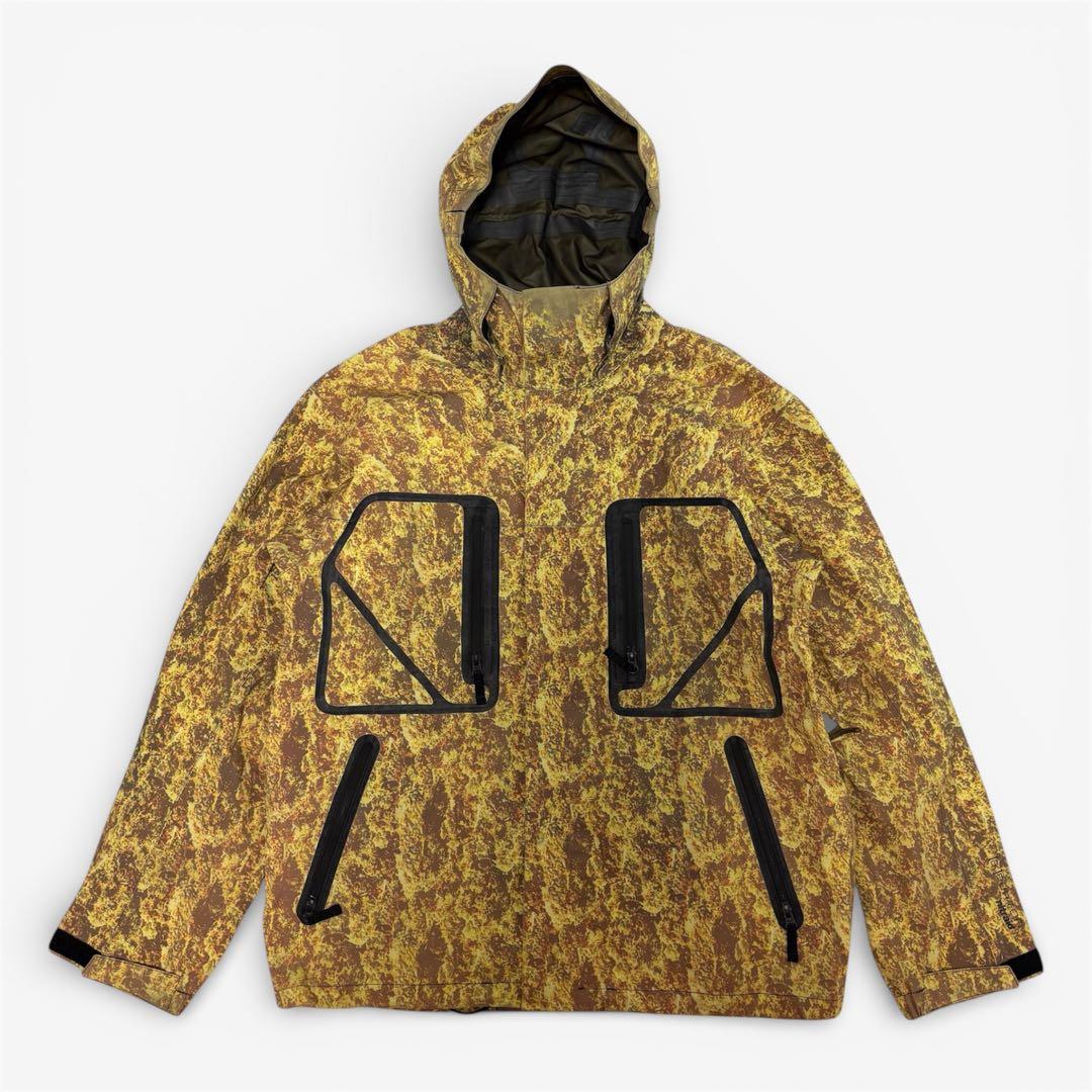 nitraid x burton akリアルウィードカモマウンテンパーカー