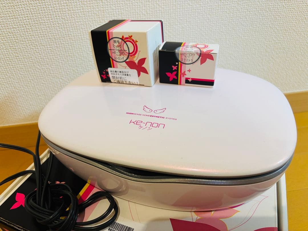 家庭用脱毛器 ケノンver 6.3 【未使用カートリッジ2個】