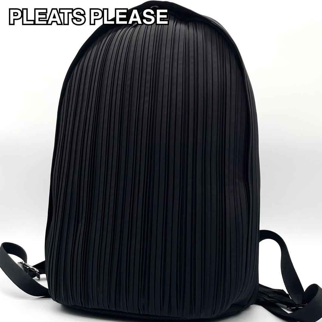極美品✨プリーツプリーズ イッセイミヤケ リュック ブラック 希少
