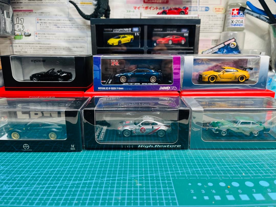 ミニカーセット 1/64スケール 6台新品未開封 JDM