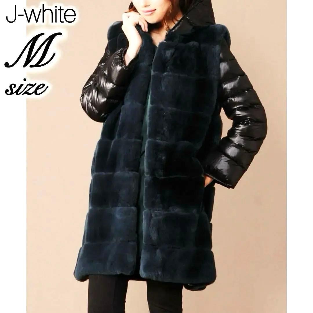 J-white 三京商会 高級レッキスファー＆ダウンコート 定価143,000円