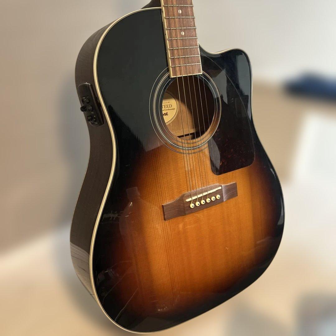 【紅の君】Epiphone AJ-220SCE　ソフトケース付き　エレアコ 楽天市場】epiphone aj 220の通販