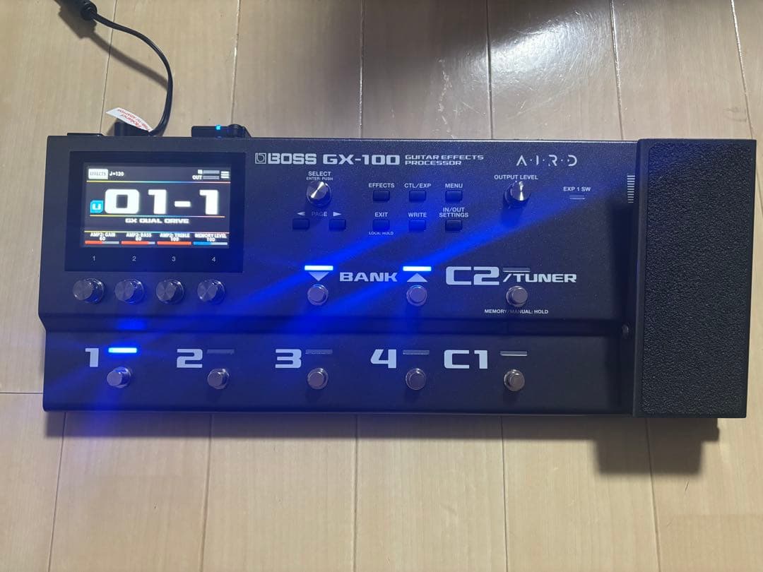 BOSS GX-100 BT dual アダプタ付き