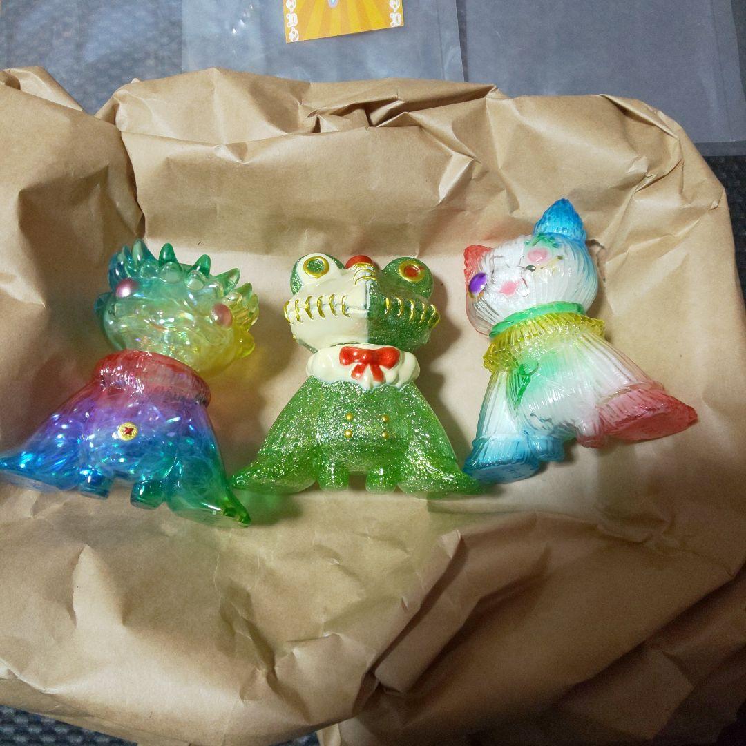 Elfrog工房ソフビ、３体セット