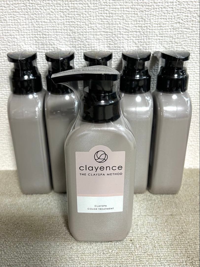 未使用/clayence/クレイスパカラートリートメント/キャメルブラウン/6個