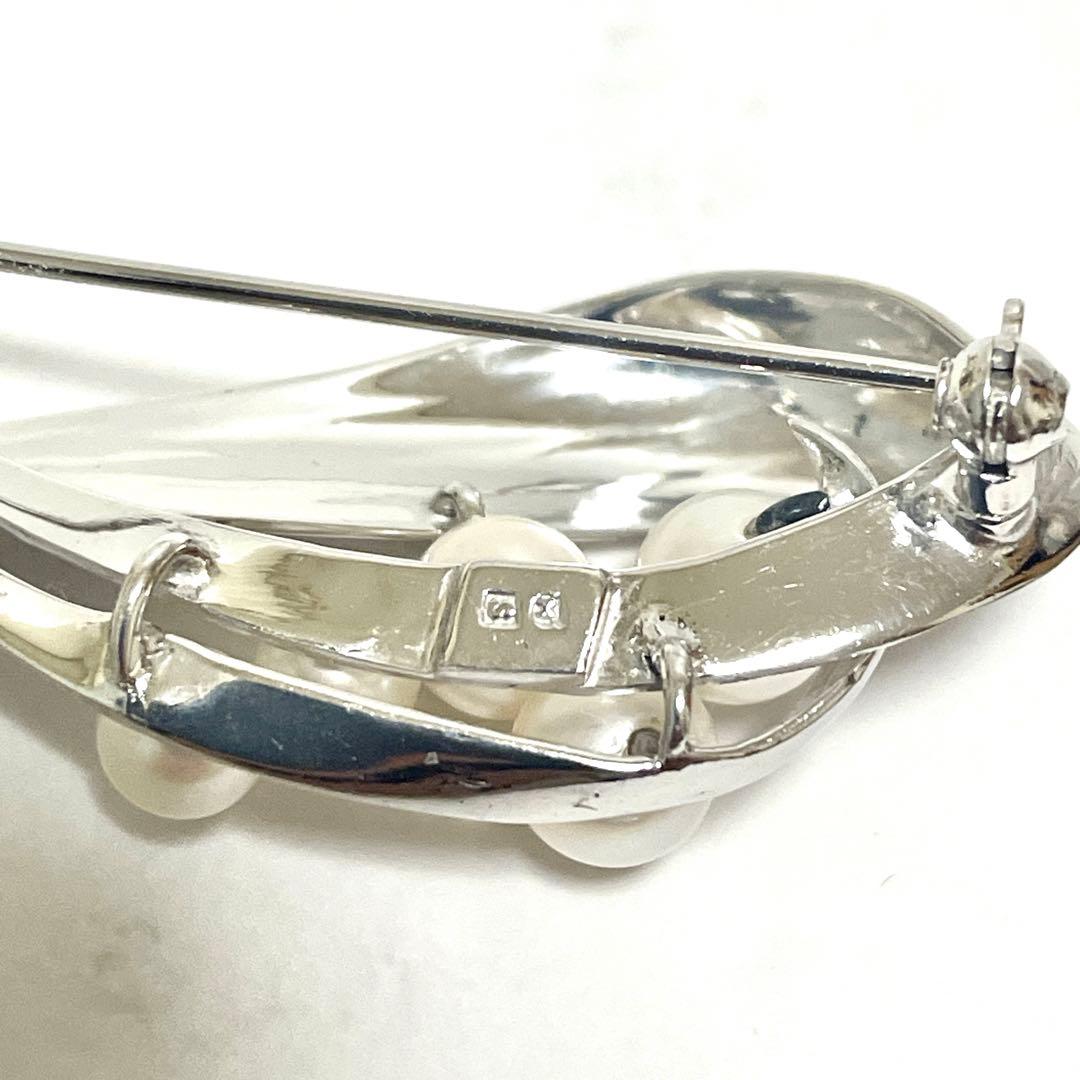 皇室御用達 MIKIMOTO ミキモト アコヤ真珠 パール ブローチ コサージュ