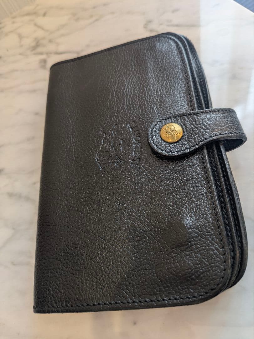 菅*成様 本革 ブラック ウエストポーチ