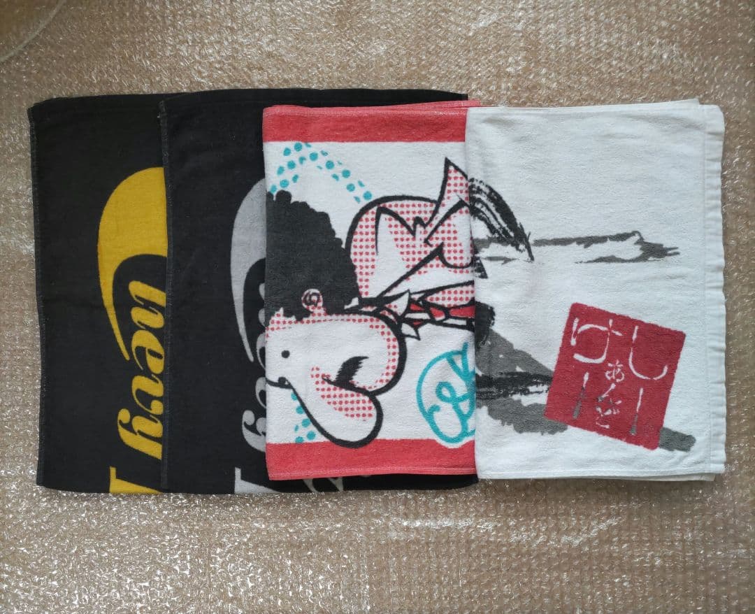 C&K 初期タオル 4枚セット CLIEVY & KEEN 栗金 CKハカセ