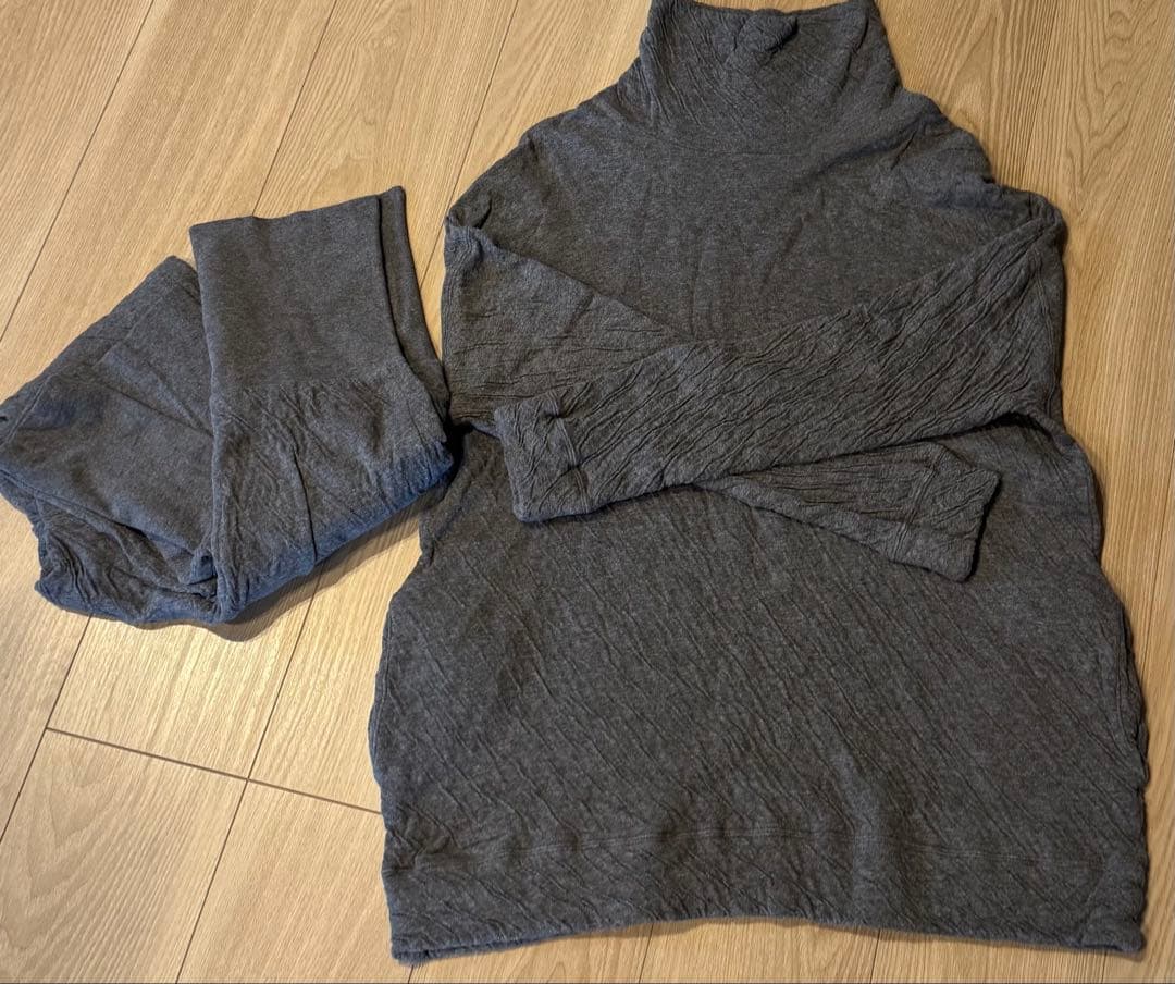 ナナデコール　リラックスコットン　パジャマ　上下セット　腹巻きパンツ