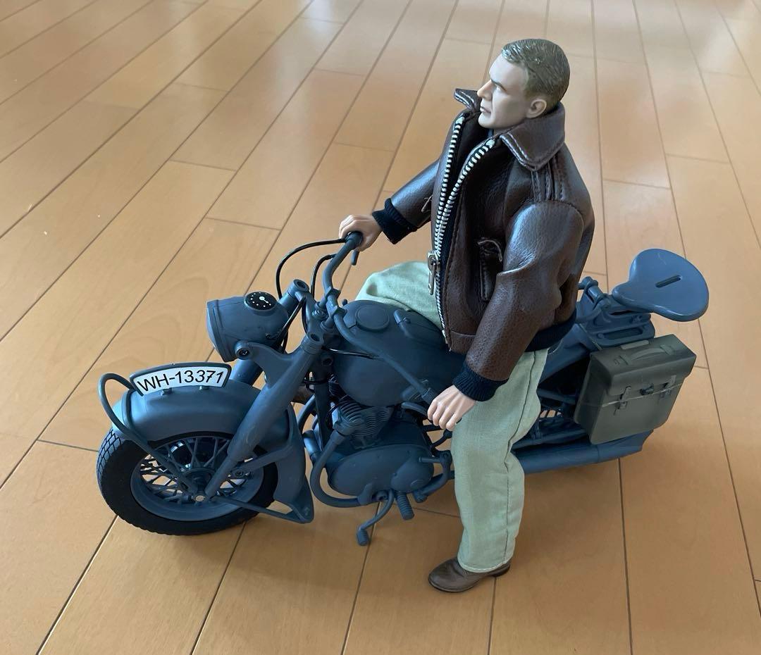スティーブ・マックイーン 大脱走フィギュア＆バイクセット 1/6サイズ