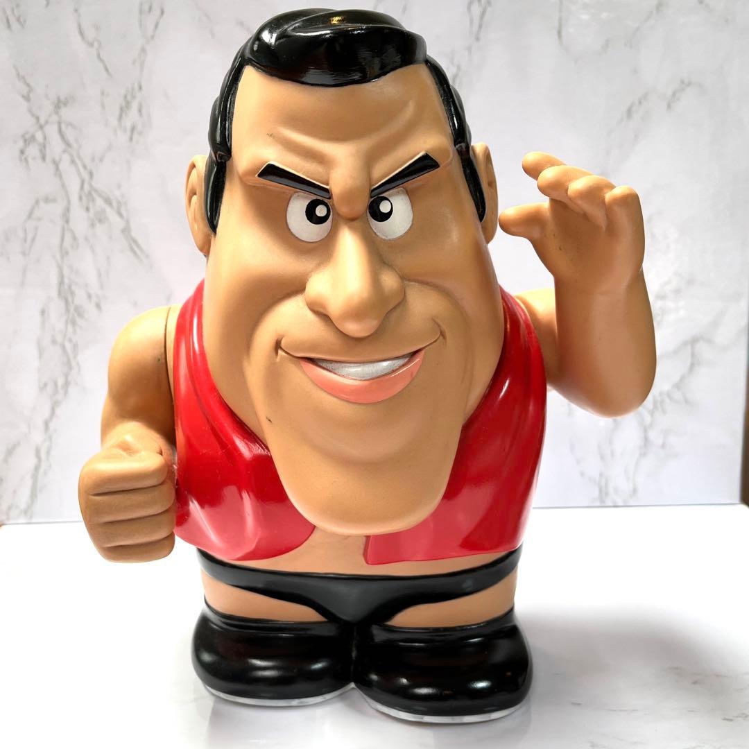 音がなります。アントニオ猪木貯金箱 （電池交換済、動作確認済、新品