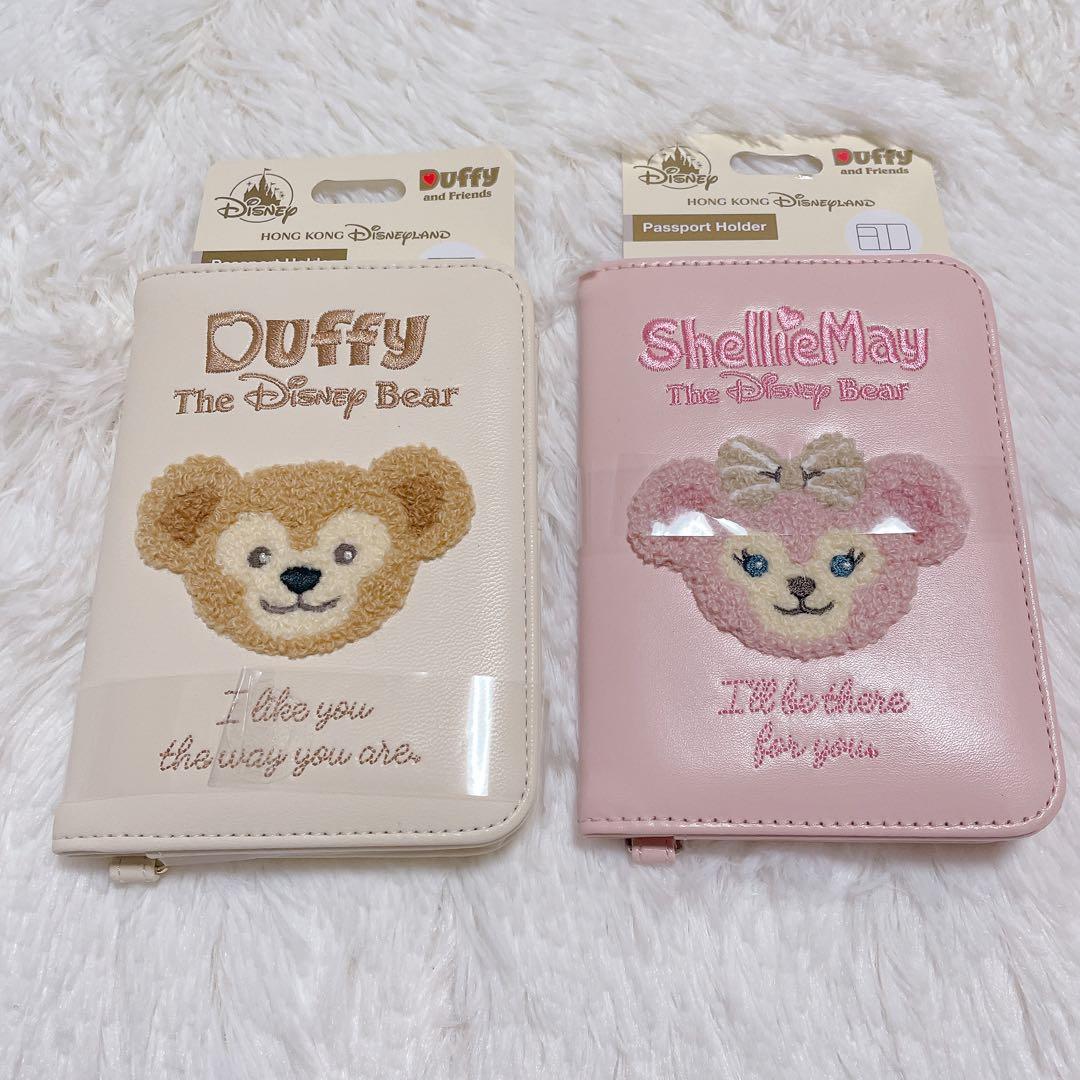 ダッフィー&フレンズ　ダッフィー　パスポートケース　香港ディズニー シェリーメイ