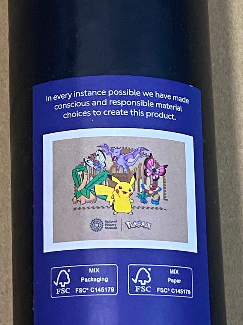 ポケモン ロンドン自然史博物館 ピカチュウA3 ポスター C - メルカリ