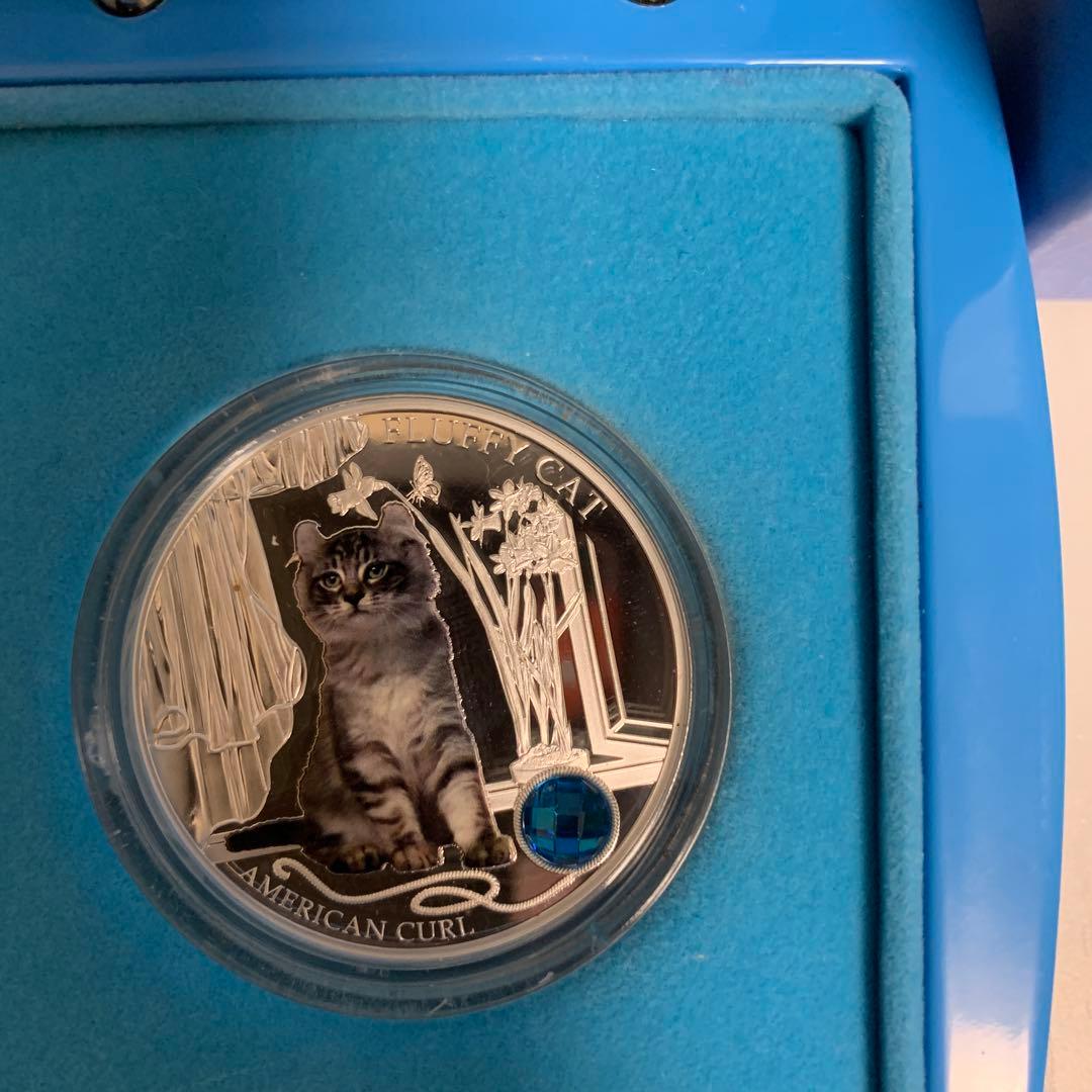 フィジー銀貨　アメリカンカール