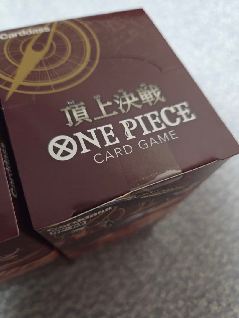 OP-02 頂上決戦 2BOX 未開封 テープ付き - メルカリ OP-02 頂上決戦