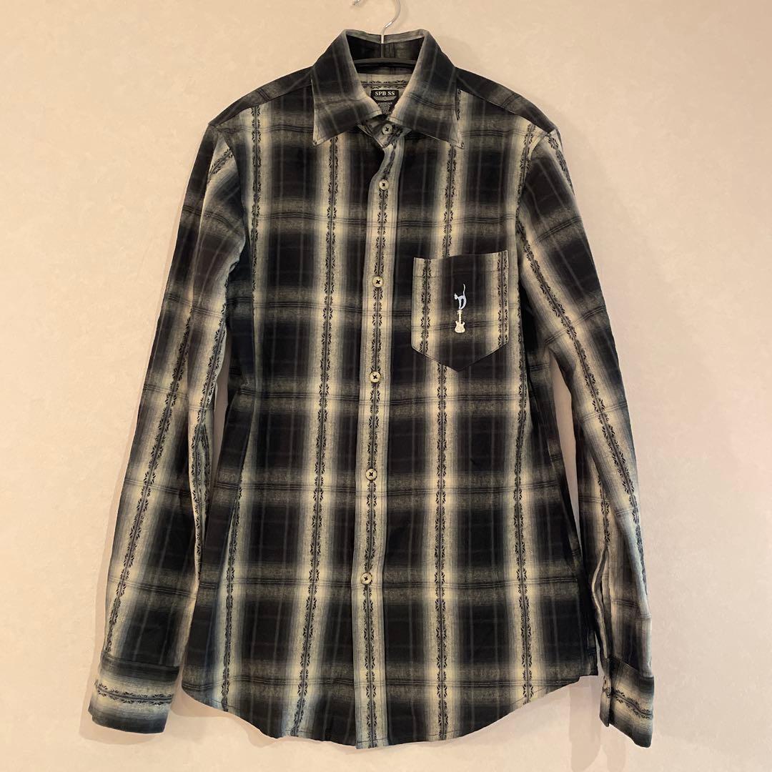 浅井健一 ベンジー sexy stones records 刺繍 チェックシャツ - メルカリ