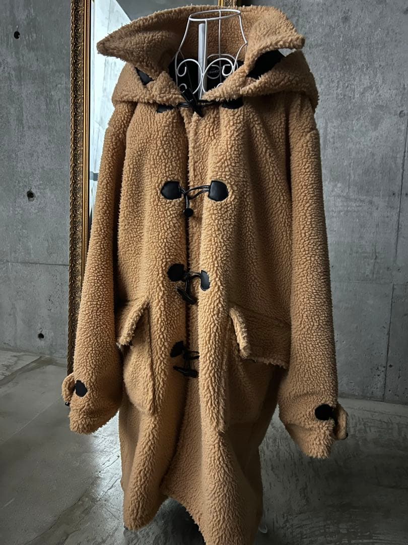 ankoROCK モコモコ ボア ダッフルコート 韓国