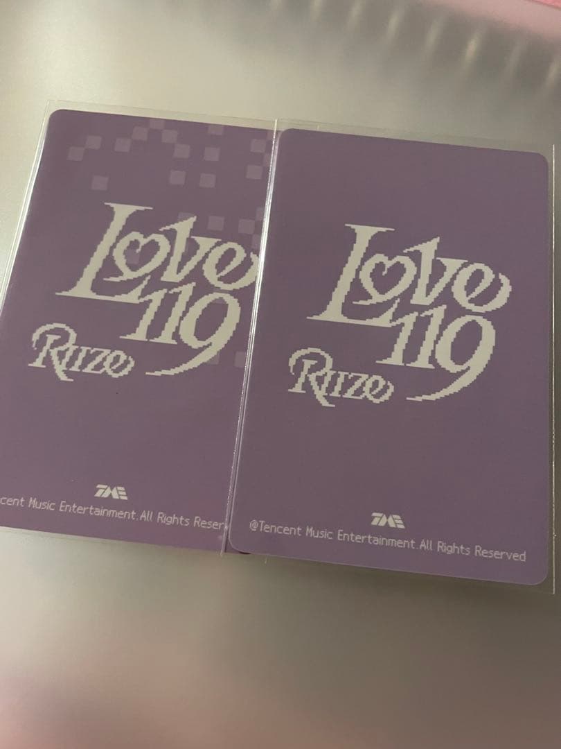 RIIZE アントン Anton qq music Love119 トレカ - メルカリ