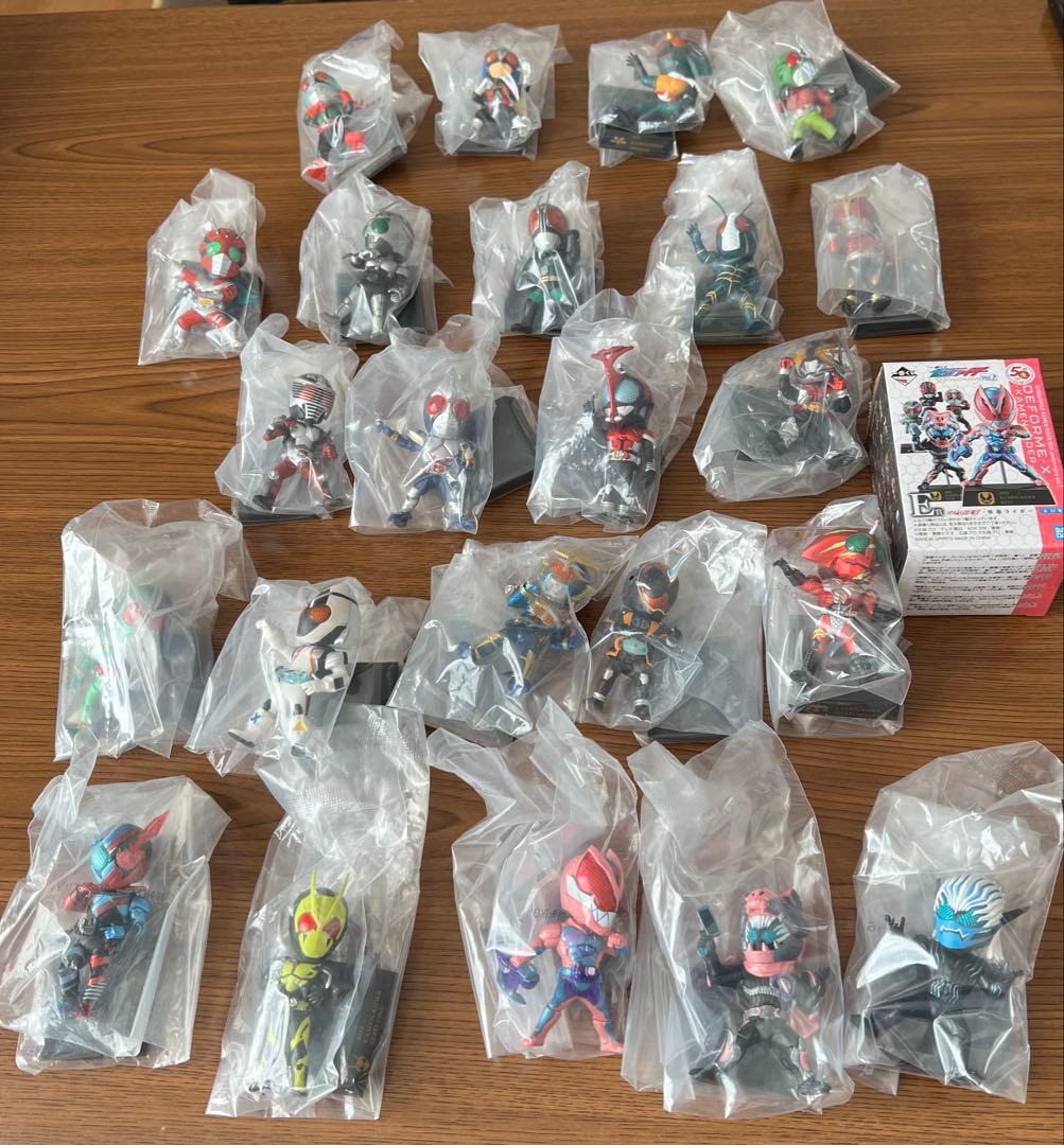 一番くじ　仮面ライダー　50th vol.2 DEFORMEX コンプセット