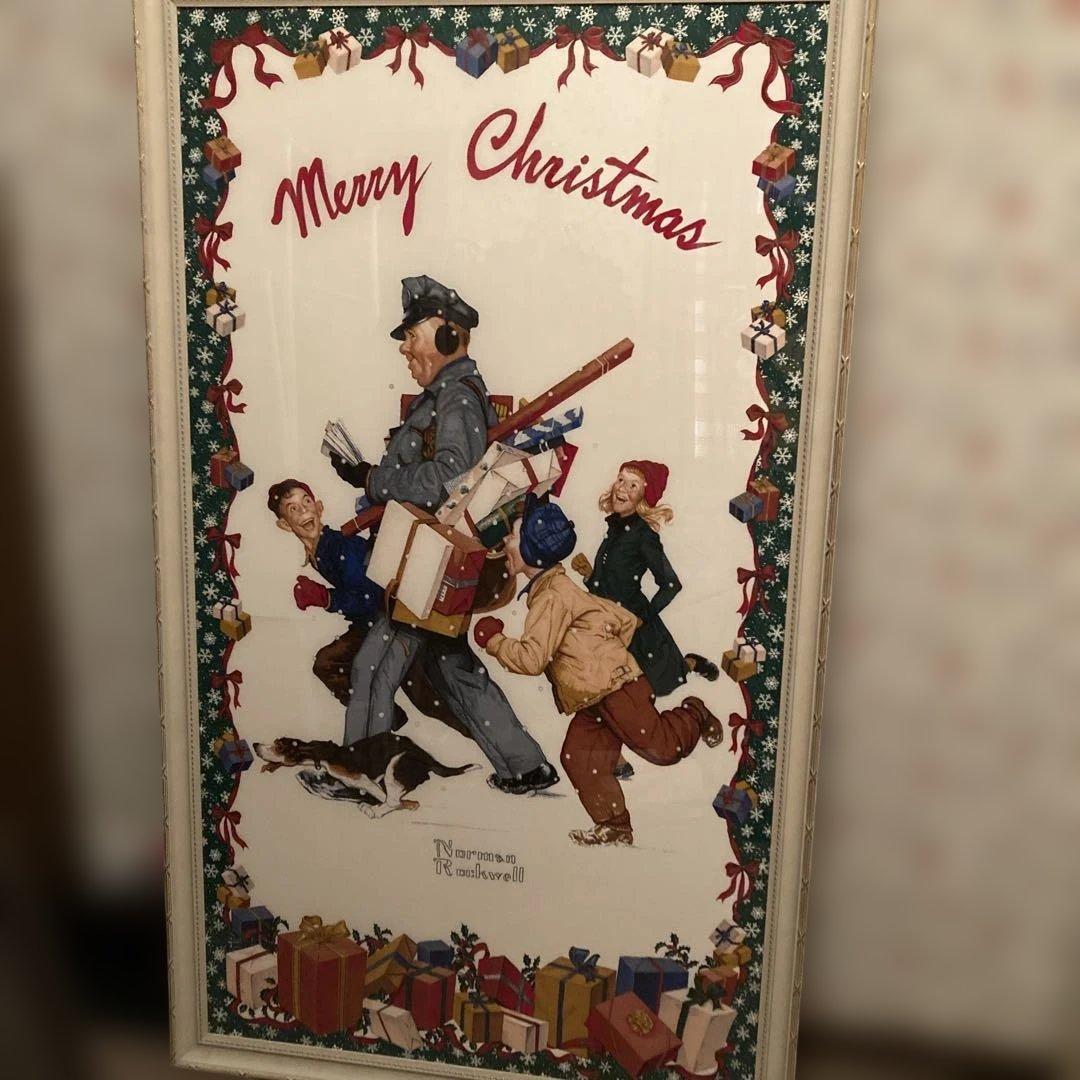 Norman Rockwell ジョリーポストマン 　メリークリスマス