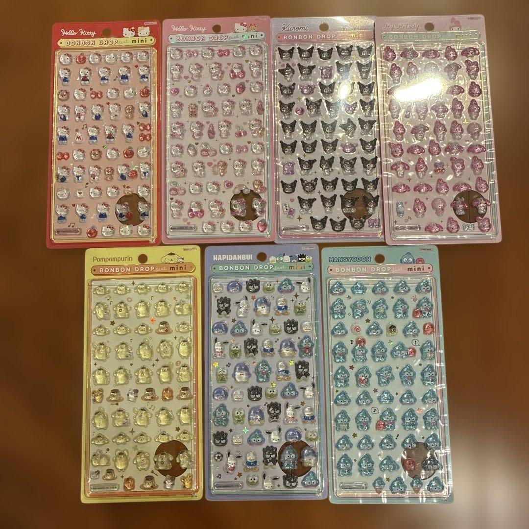 正規品 サンリオミニボンボンドロップシール 7枚セット - メルカリ