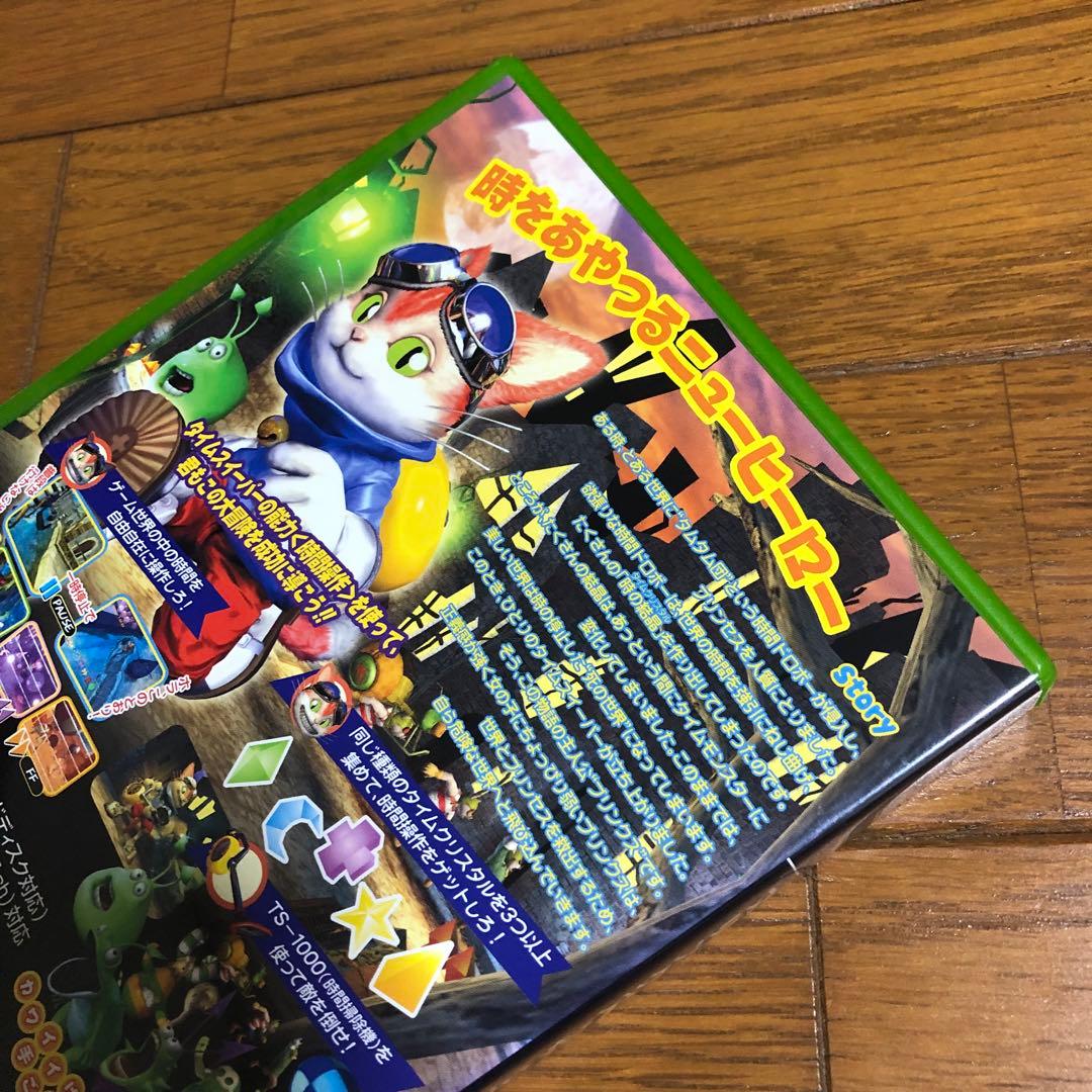 未開封 シュリンク無し XBOX ブリンクス ザ タイムスイーパー Blinx