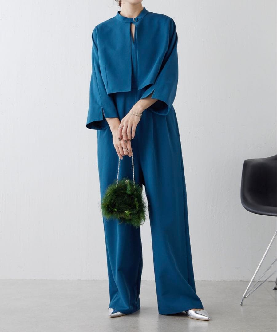 ショートジャケット付きコンビネゾン