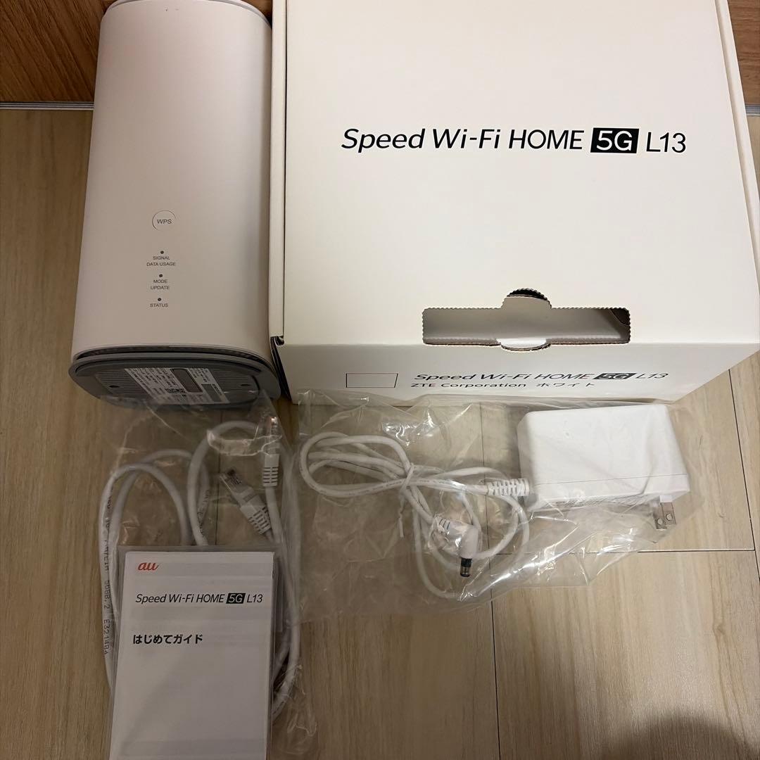 Speed WiFi  5G L13 auホームルーター 本体のみ