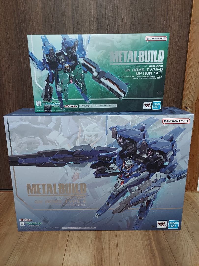 バンダイ　メタルビルド GNアームズ　TYPE-E　TYPE-D 　2点セット